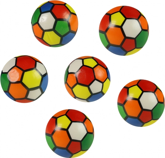 Gekleurde foam bal 6 cm