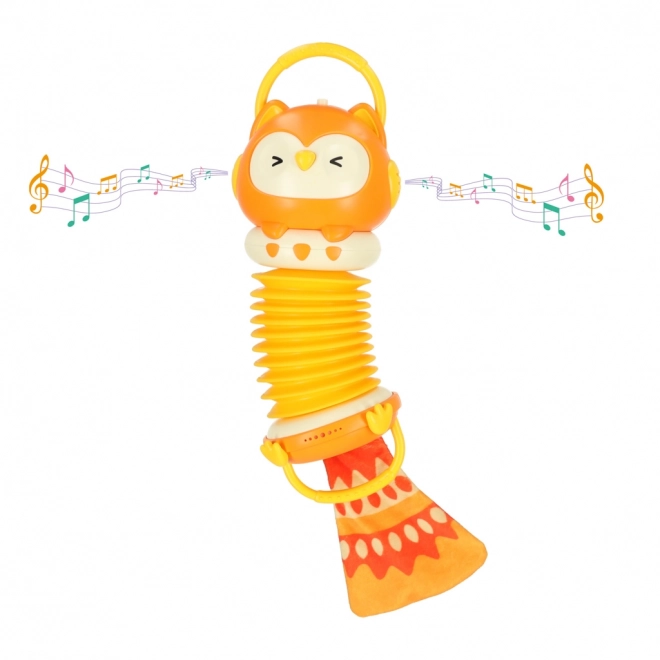 Children's Accordion Owl Orange