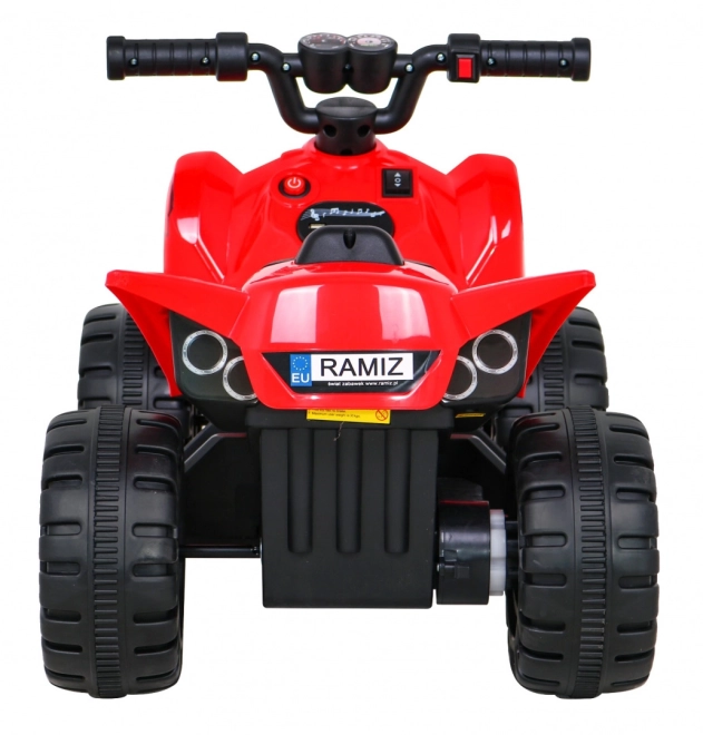 Snelle kinderaccu vierwieler geel – Rood