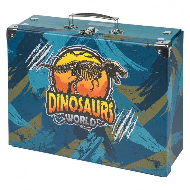 BAAGL Opvouwbare schoolkoffer Dinosaurs World met beslag