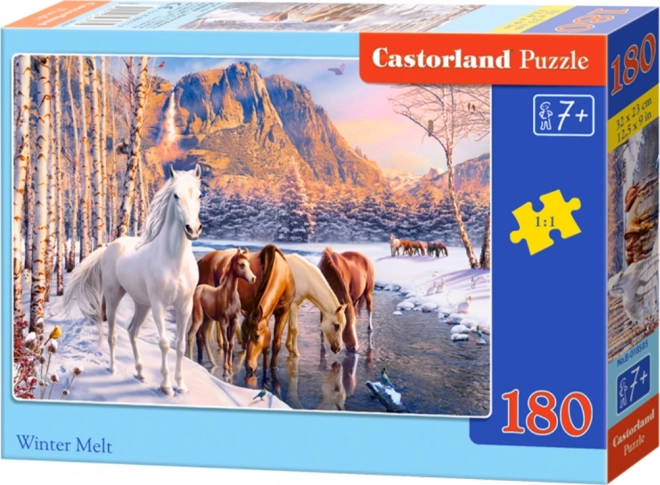 Puzzel winterdooi 180 stukken