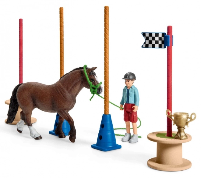 Schleich Farm World Agility-Wettbewerb für Ponys