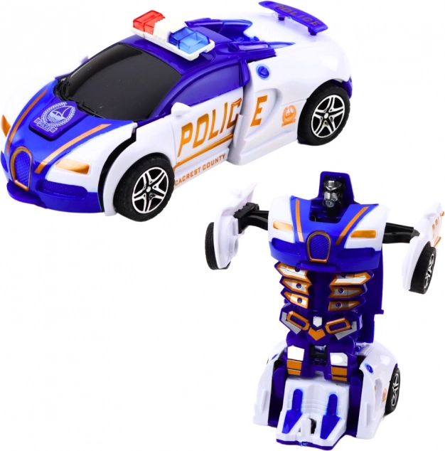Auto Robot 2v1 Sportief Politie Auto
