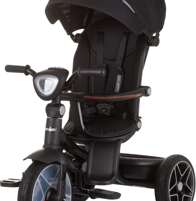 Chipolino tricycle with canopy and music box Derby 2-in-1 Obsidian