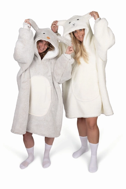Warme hoodie deken met capuchon 'Ovečka' voor tieners en volwassenen