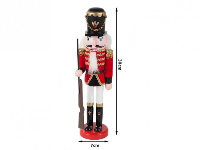 Houten notenkraker soldaat - Kerstdecoratie