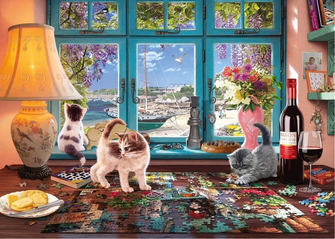 SCHMIDT puzzel tafel van de puzzelliefhebber 1000 stukjes