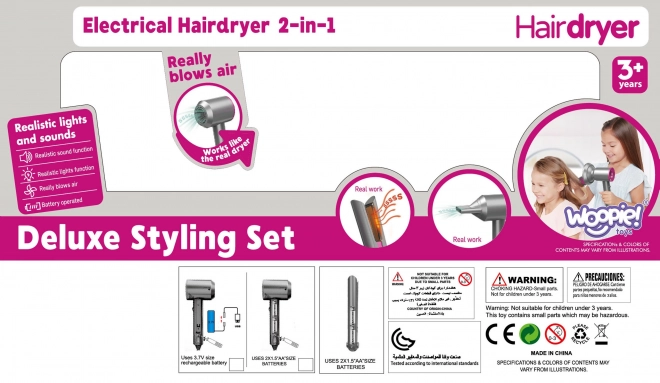 Woopie set voor kleine kapper
