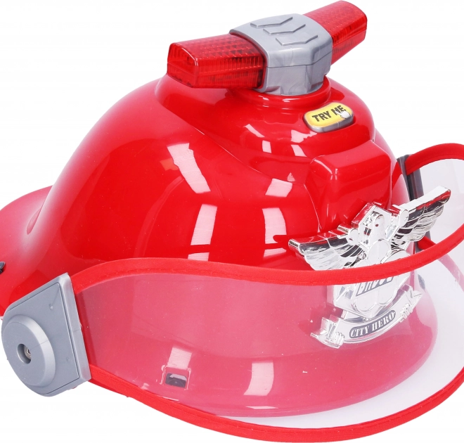 Casque de pompier pour enfants avec effets lumineux et sonores
