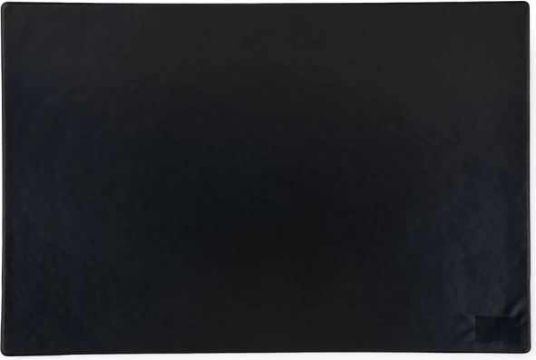 Bureau-onderlegger 60 × 40 cm classic mat zwart