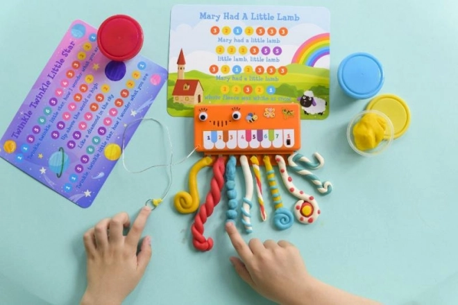 Children's Piano from Modeling Clay 4M