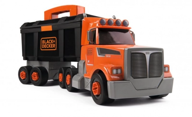Smoby 3-in-1 Truck with Black+Decker Tools and Crane