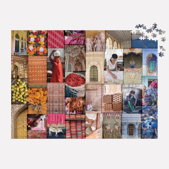 Galison Puzzel Patronen India 1000 Stukjes