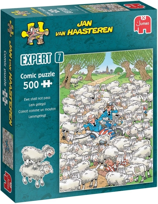 Puzzel JvH Expert 7: Schaap komt er niet door, 500 stukjes