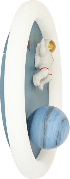 Dimbare LED plafondlamp voor kinderkamer met astronaut