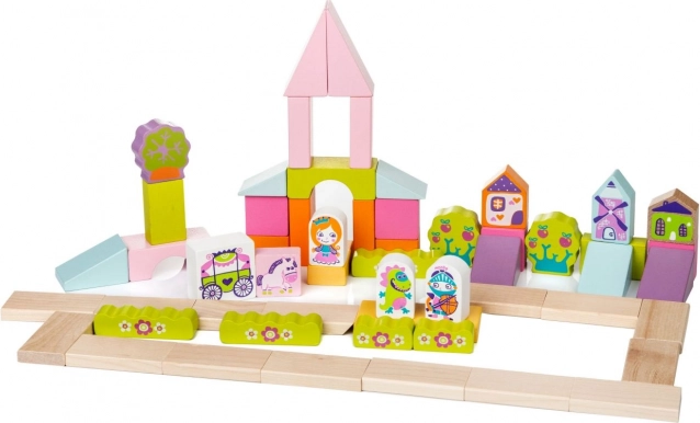 Fairytale Town - Wooden Building Set for Children by CUBIKA