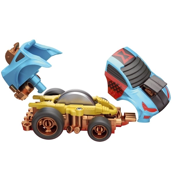 Auto Boom City Racers plast mix soorten in plastic buis 21x6,5x6cm