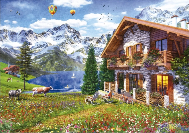 Alpine Cottage Puzzle 4000 Pieces EDUCA
