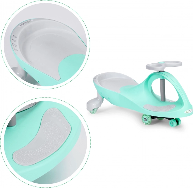 Leise Gummiräder und Ergonomie für Komfort
