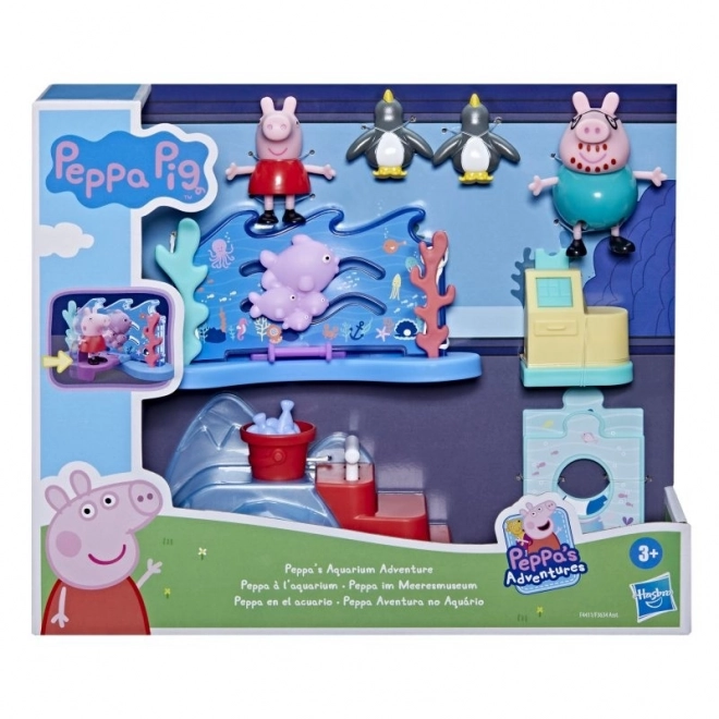 Set figuren Peppa Pig - Avontuur in het aquarium