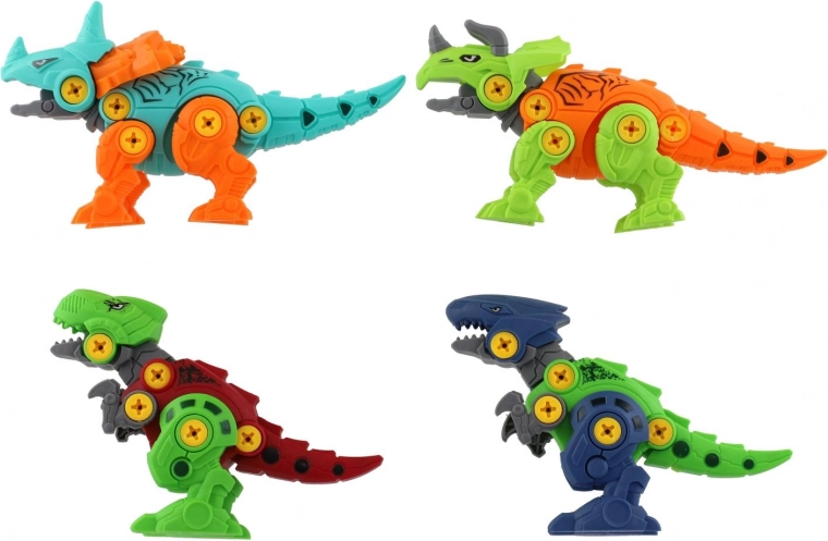 Bewegliche und farbenfrohe Figuren