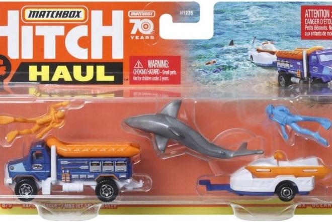 Matchbox voertuigenset met speelgoed