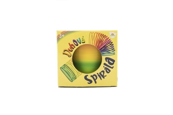 Regenboog springveer - 7,5 cm