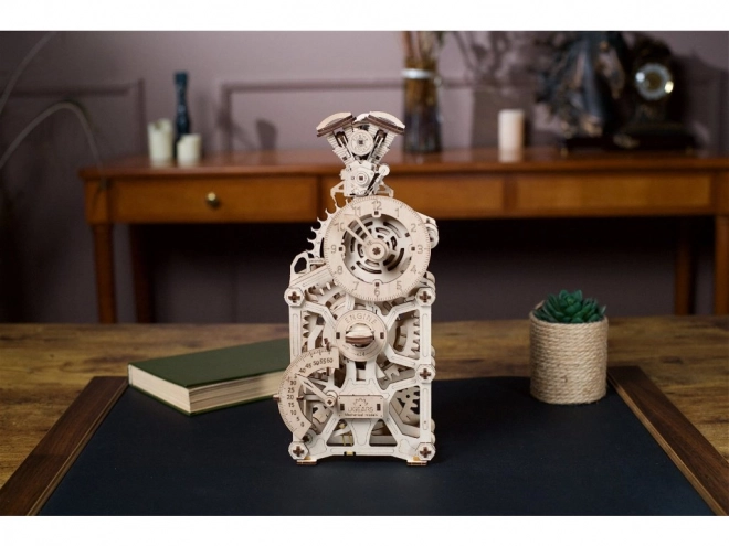 Ugears Wooden 3D Engine Clock Puzzle