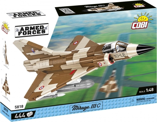 Coffret de construction COBI Forces Armées – Mirage IIIC 1:48, 444 pièces