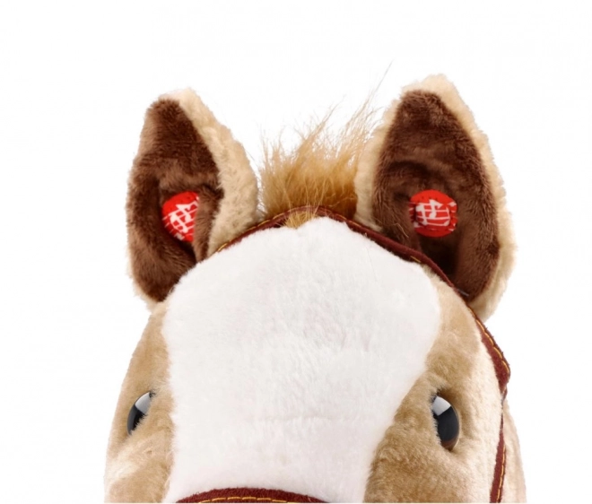 Schommelpaard Mustang met wielen