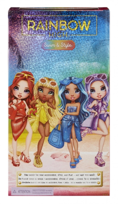 Rainbow High Fashion pop in badkleding - Violet Willow