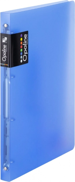 Classeur à anneaux A4 en polypropylène – bleu