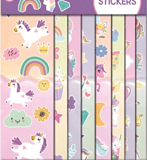 Unicorn Sticker Set – 8 Sheets
