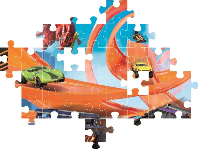 Motif Hot Wheels dynamique qui plaît aux enfants