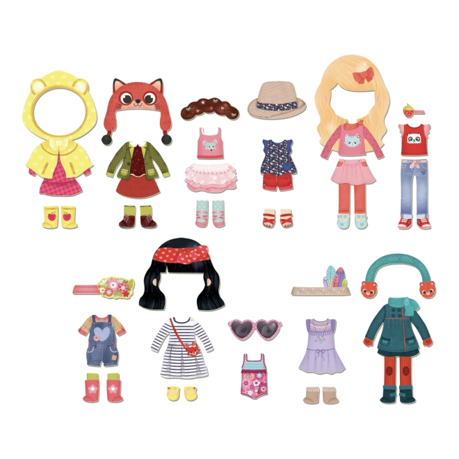 37 magnetic pieces for endless combinations