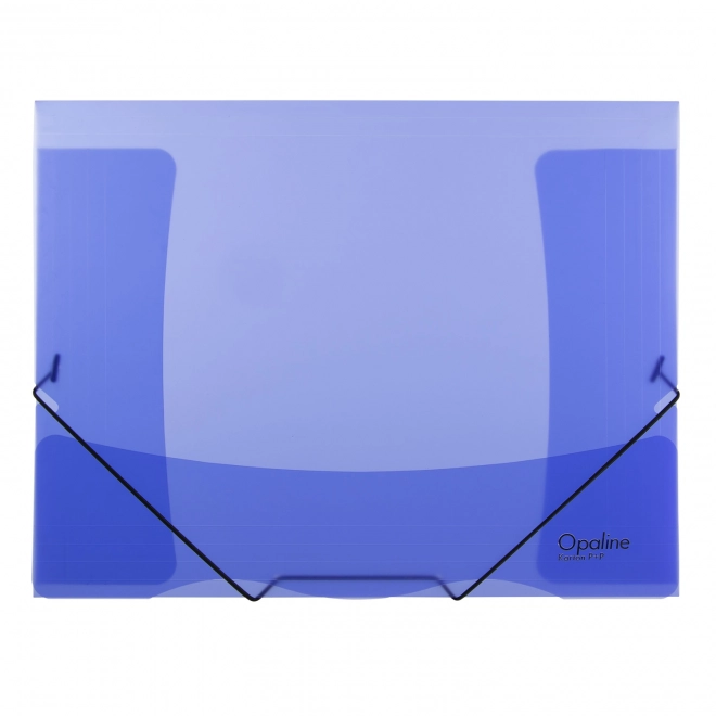 Map met elastiek Opaline blauw