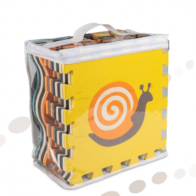 Kleurige schuimpuzzel met diertjes en omheining - 25 stuks