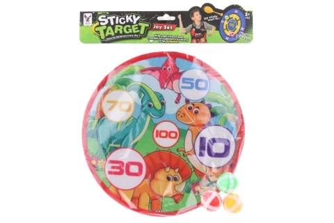 Dino schietschijf met ballen
