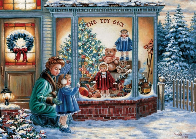 Puzzle Display with Toys 500 Pieces