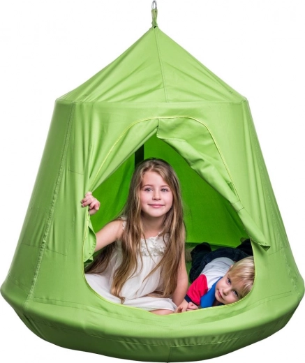 Unieke combinatie van schommel en tent