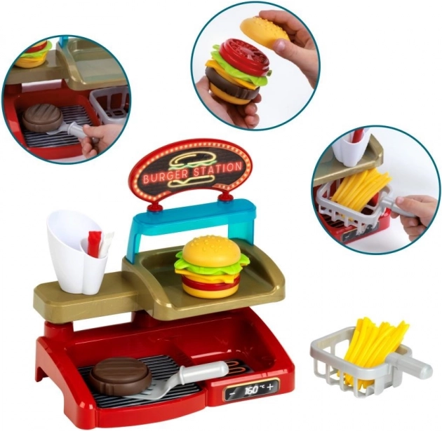 Burger shop – creatieve speelset met hamburger en frietjes