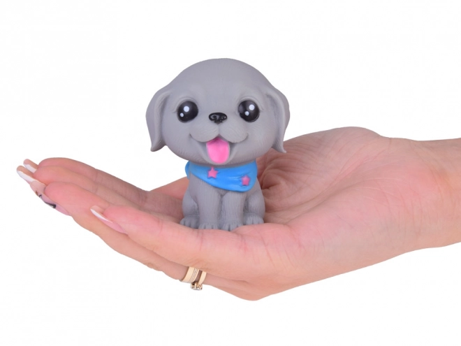 Rubber Dog Figurines Set