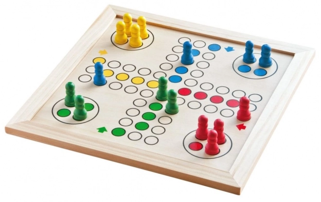 Holzspielset im Holzkasten