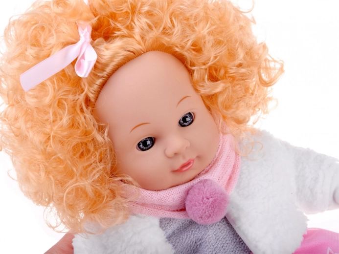 Rijke blonde krullen om te kammen en te stylen