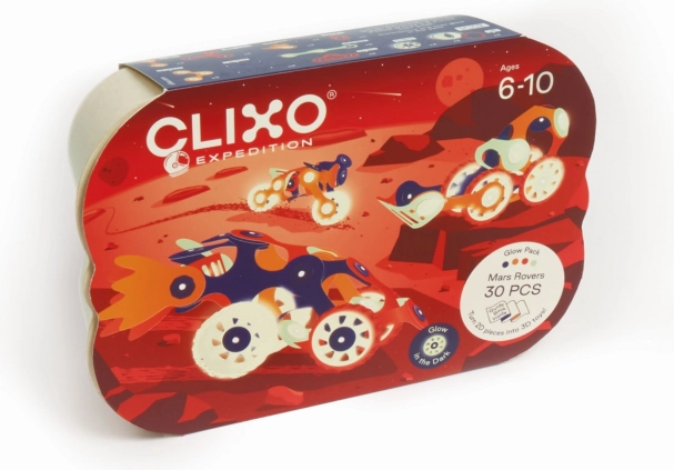 Magnetische blokken Clixo Mars-expeditie, 30 stuks
