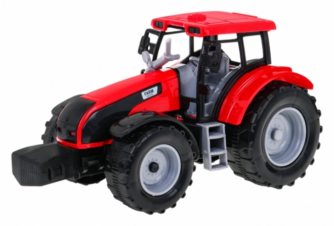 Tractor met hooibak kiepwagen voor kinderen 3+ Beweegbare onderdelen + Wrijvingaandrijving