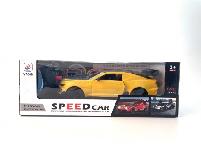 Sportieve RC auto rood