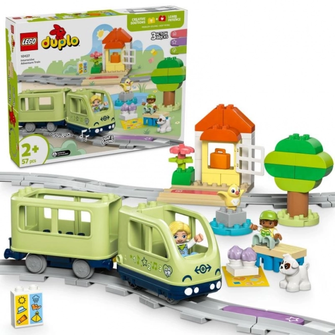 Aventures de vacances avec le train interactif DUPLO