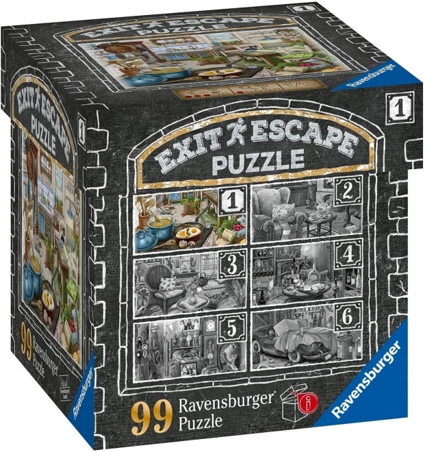 Jeu d’évasion puzzle Manoir hanté - Dans la cuisine