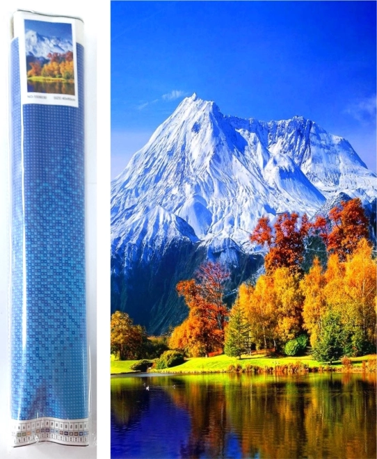 Diamond painting Herfstlandschap 80 × 40 cm